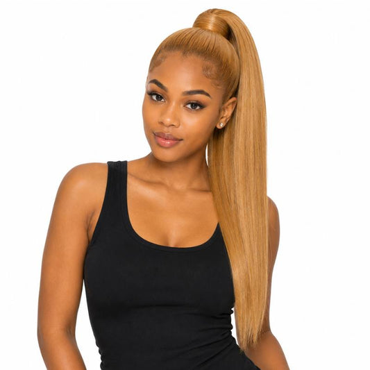 Honey Blonde Ponytail